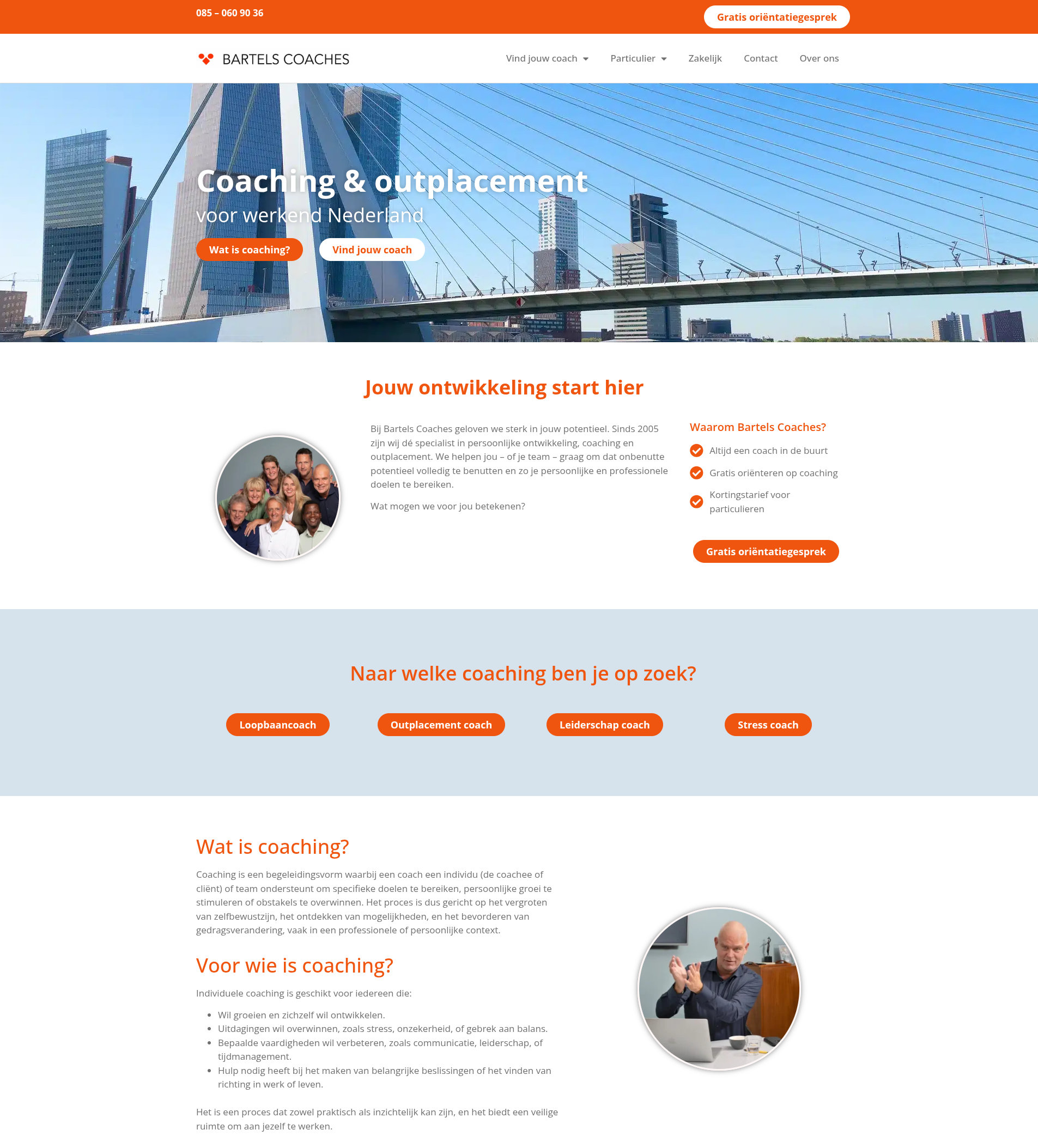 Strategic SEO and Wordpress optimization for Bartels Coaches