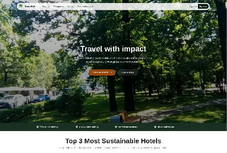 Greenpath: a booking hub for the conscious traveler