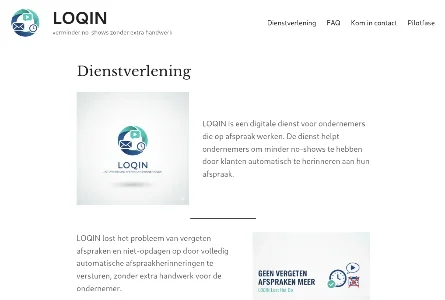 Loqin.nl: conceptual brainstorming and website development